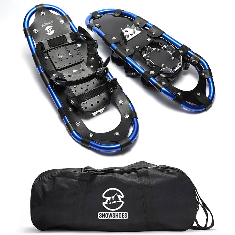 Snowshoes with Lightweight Aluminum Adjustable Ratchet Bindings SaphiRose