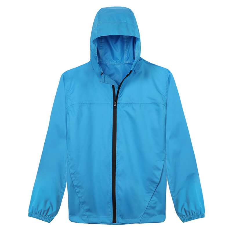 Waterproof Kids Rain Jacket Blue Grey | SaphiRose