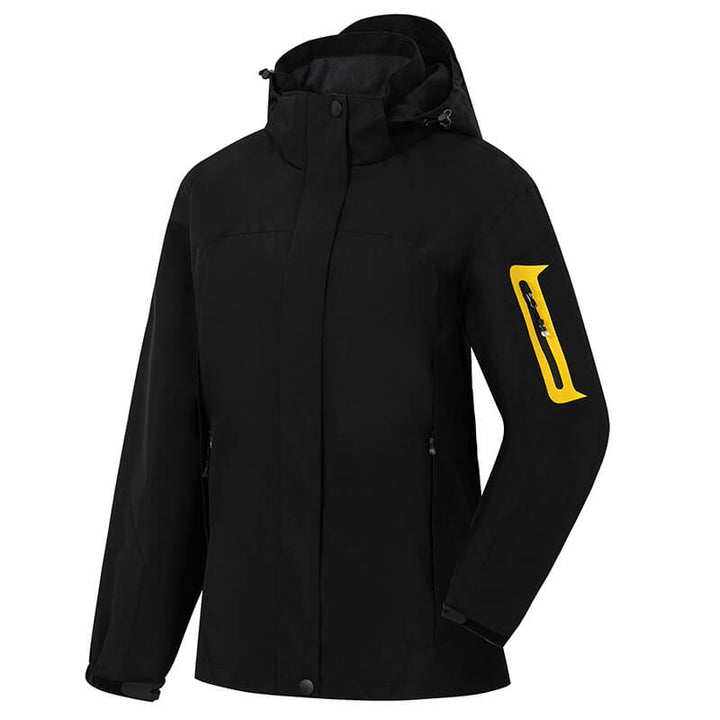 Womens Waterproof Rain jacket With Removable Hood – SaphiRose